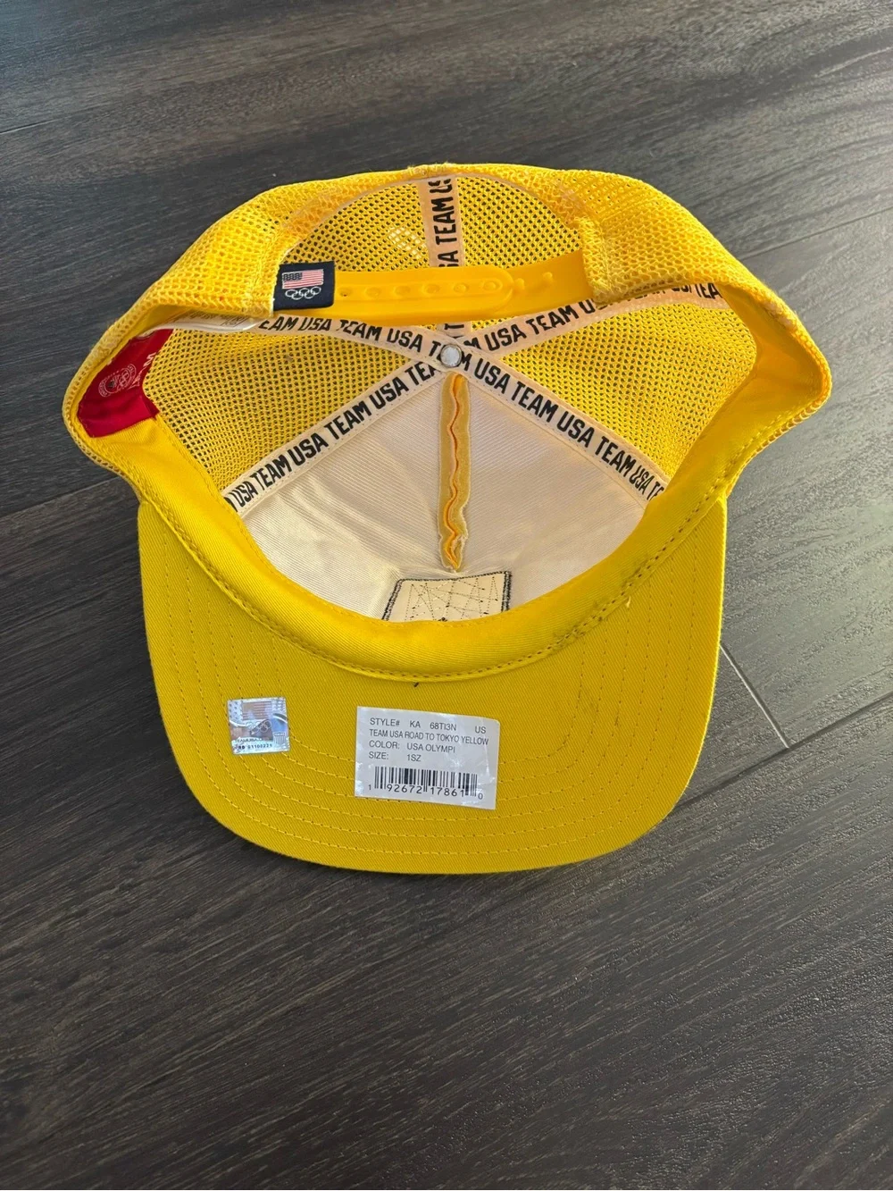 Road to Tokyo Olympics Yellow Trucker SnapBack Hat, Team USA Apparel Youth